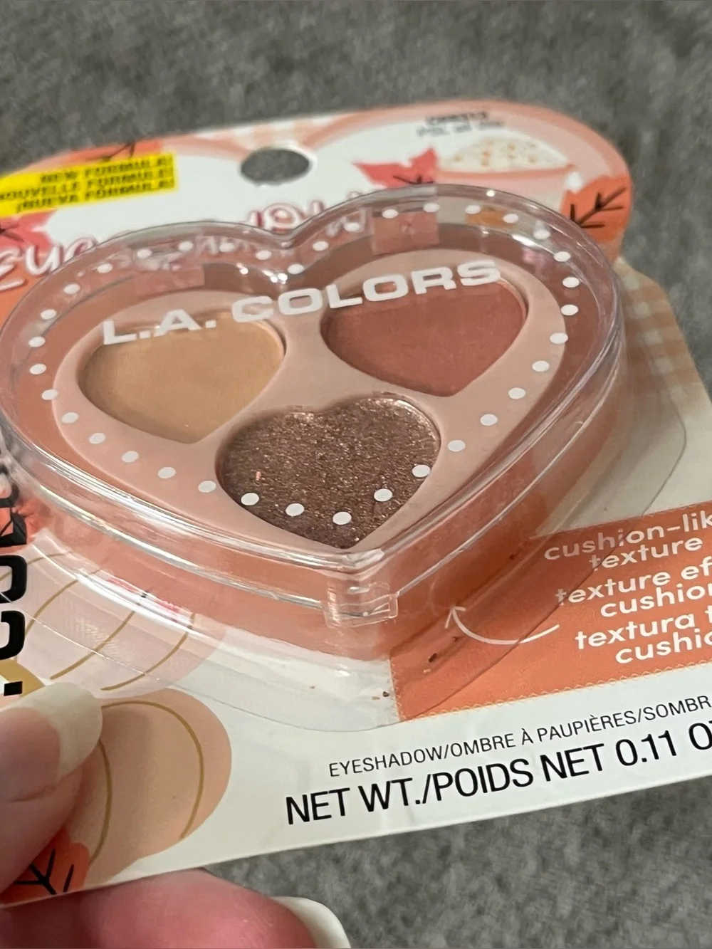 La Colors Pumpkin Spice PSL All Day Heart Eyeshadow Palette Fall Autumn Boho